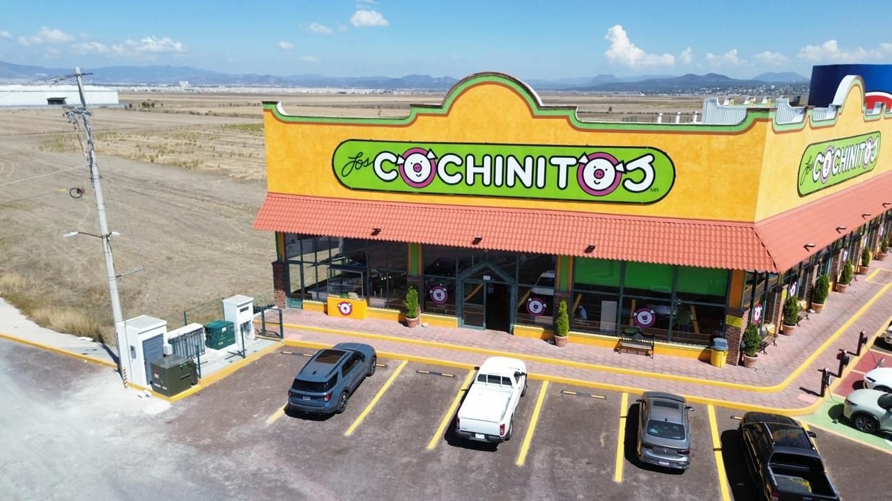 Vista aérea Vemo Cochinitos Pachuca